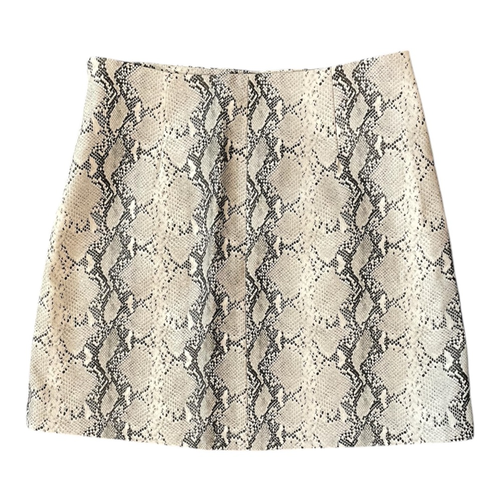 #328, cupcakes and cashmere snake print mini skirt, size 8 - Picture 3 of 4